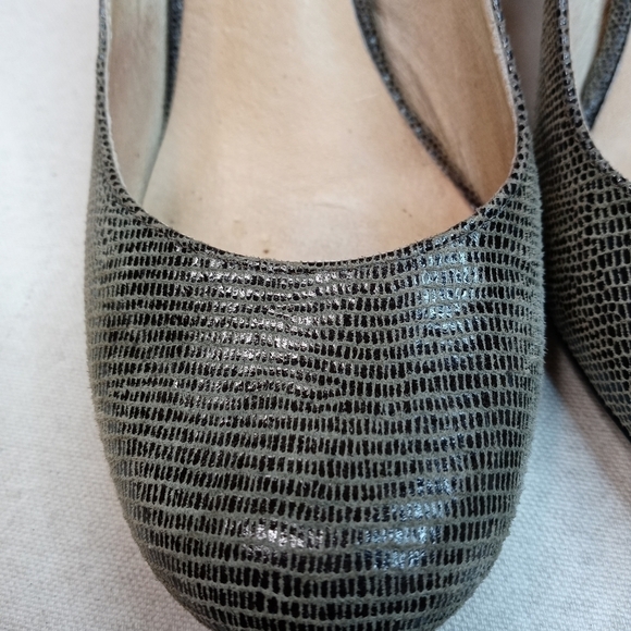 MICHAEL Michael Kors Gray Leather Women's Snake pr - Picture 10 of 12